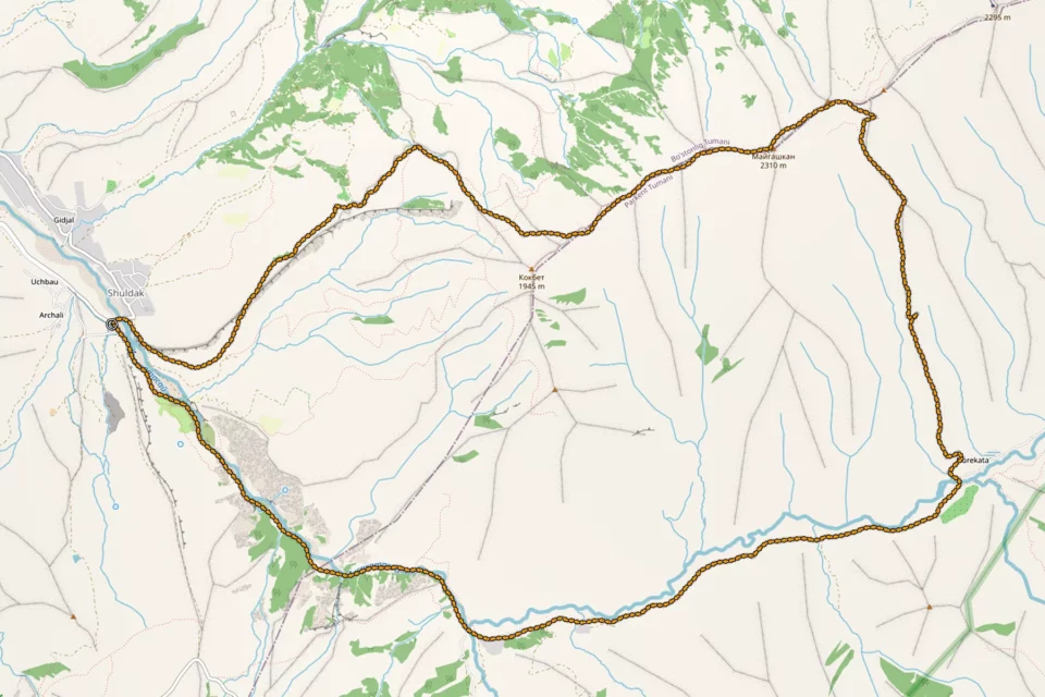 Майгашкан › Нуреката › Аксаката 28 map | woyager